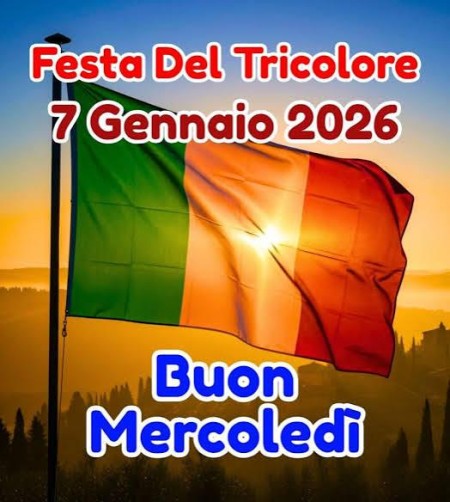 7 gennaio festa del tricolore