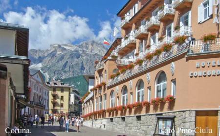 Foto. Cortina d&#039;Ampezzo