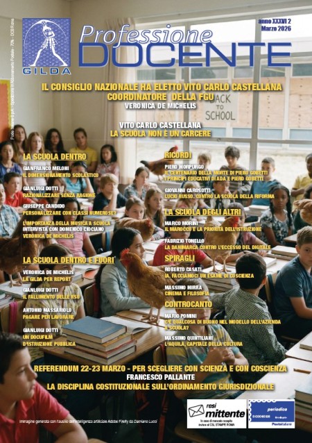 Il nuovo numero di Professione Docente di marzo 2026. Povera ragione